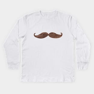 moustache Kids Long Sleeve T-Shirt